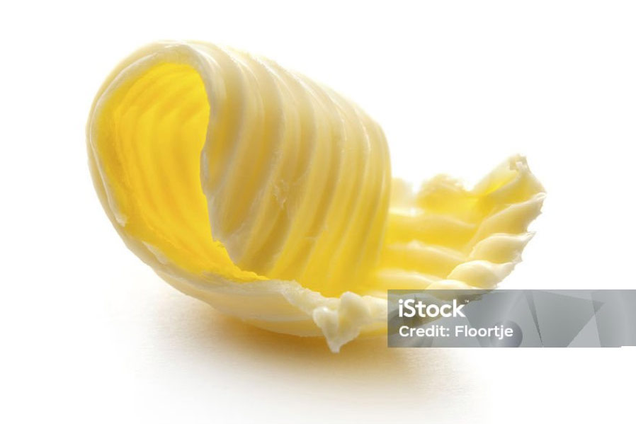 stoprocentní máslo